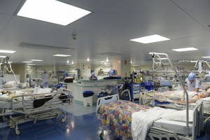 salle de réveil Clinique de l'Anjou, Angers